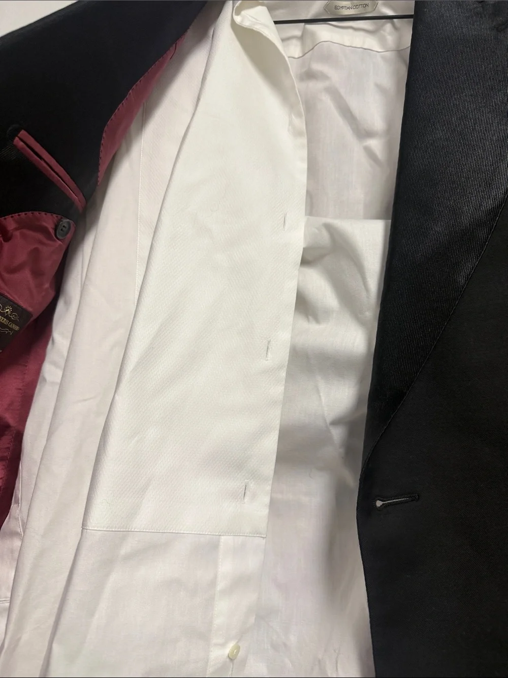 Classic Black Men's Suit Jacket Shirt & Trousers & Bow Tie - 4 Piece